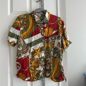 Burberry Multicolor Patterned Shirt
